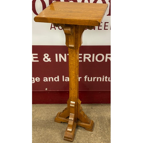 100 - A Gothic Revival oak lecturn