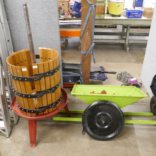 A Pillan fruit press