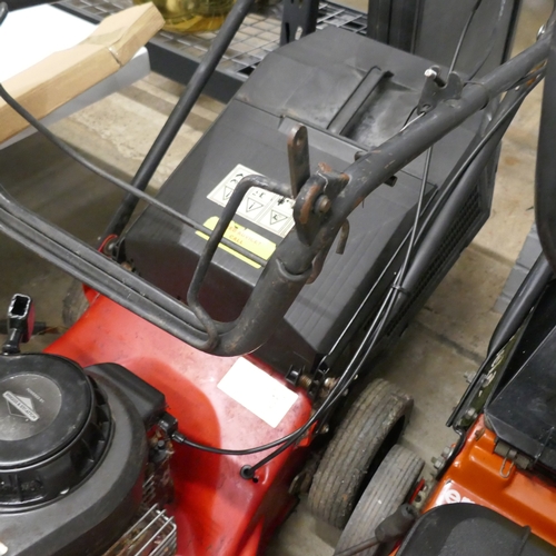 5001 - A Mountfield Emblem 83108 petrol driven lawnmower and a Sovereign 4HP self propelled lawnmower - bot... 