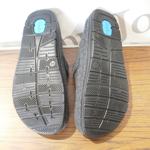 6164 - A pair of Simba Stormur slippers, grey size 9.5