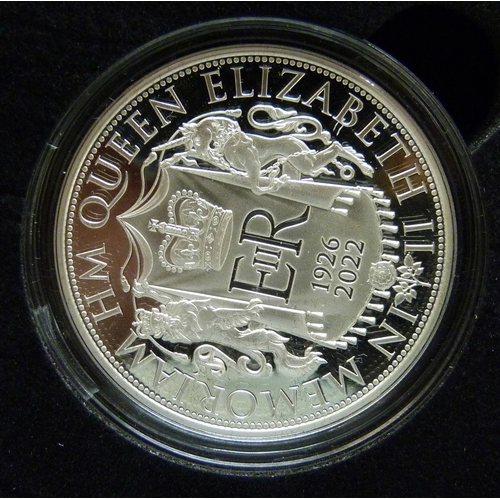 7171 - Coins - a 2022 Queen Elizabeth II Memoriam silver proof £5 coin set, First Strike Edition (1 of 150)... 