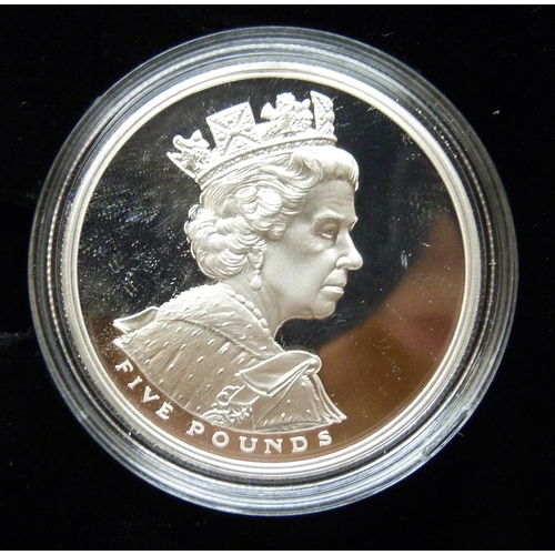 7173 - Coins - The Royal Mint, a Golden Jubilee silver proof crown and £10 note set, limited edition (500),... 