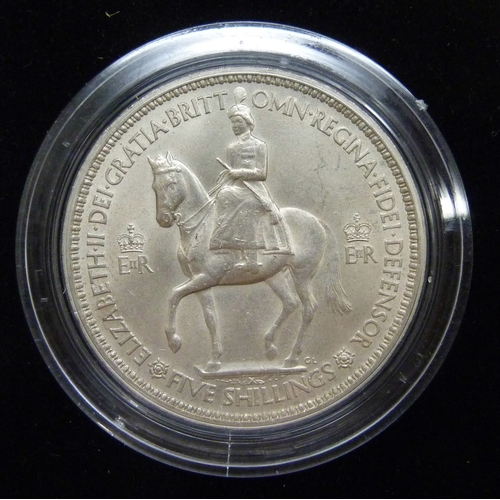 7181 - The Royal Mint, The Coronation Anniversary Ingot and Crown Set, limited edition 1955 and 2003 crowns... 
