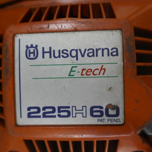 5012 - A Husqvarna 225H60 E-Tech petrol driven hedge cutter