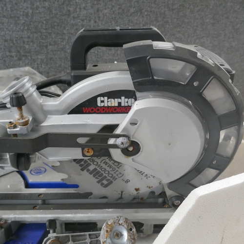 5018 - A Clarke woodworker CMS2165, 216mm sliding mitre saw