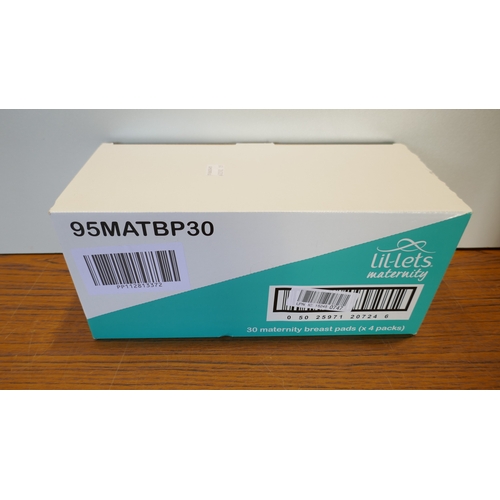 6012 - A box of women's incontinence  pads and a box of Lilets maternity breast pads (516662415-15) *This l... 