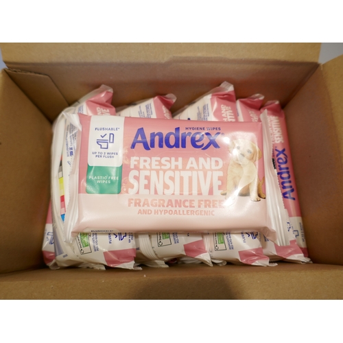 6020 - A quantity of Andrex Ultimate Fresh flushable wipes (516662474-23) *This lot is subject to VAT