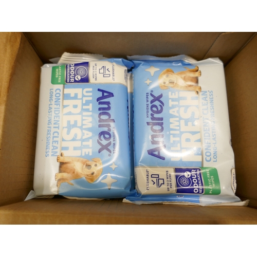 6020 - A quantity of Andrex Ultimate Fresh flushable wipes (516662474-23) *This lot is subject to VAT
