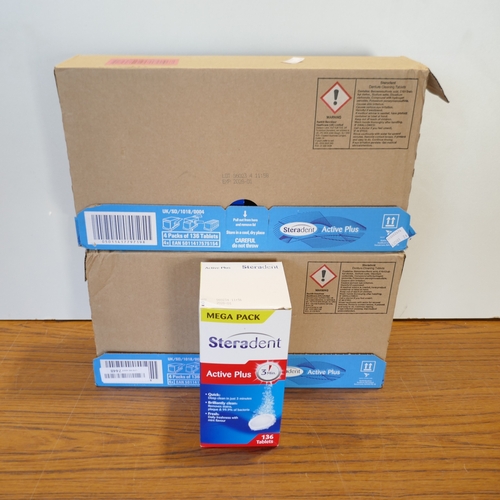 6023 - Two boxes of Steradent Active Plus denture tablets (516662474-26) *This lot is subject to VAT