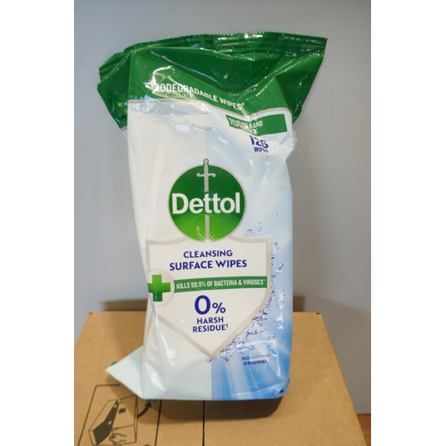 6041 - A quantity of Dettol cleaning surface wipes (516662415-18) *This lot is subject to VAT