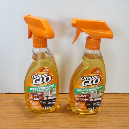 6050 - A box of household items to include Minml bubble bath tub, Vileda dustpan/brush, Orange Glo wood fur... 