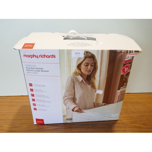 6053 - A Morphy Richards kingsize Heated electric under blanket (516584429-1) *This lot is subject to VAT