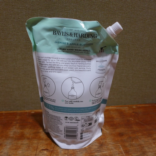 6175 - Three Bayliss & Harding-Jasmine and apple blossom luxury hand wash refills (516662474-14) *This lot ... 