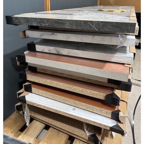 6169 - A quantity of mixed worktops various styles and sizes  (641-6) *This lot is subject to VAT