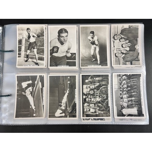 A full set of Pattreiouex Sporting Events and Stars cigarette cards (full  set of 96 with additional