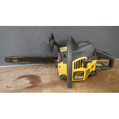 5001 - A McCulloch 438 petrol chainsaw (16