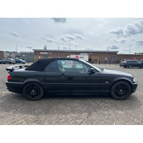 5278 - A 2003 black 3.0 litre BMW 330Ci Auto convertible, registration GV03 EYL

120918 recorded miles on t... 