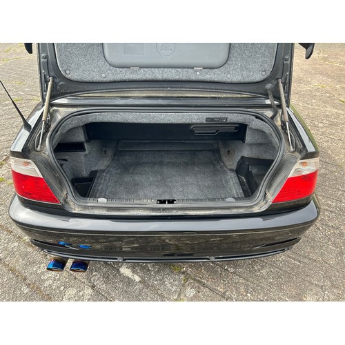 5278 - A 2003 black 3.0 litre BMW 330Ci Auto convertible, registration GV03 EYL

120918 recorded miles on t... 