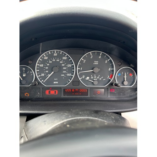 5278 - A 2003 black 3.0 litre BMW 330Ci Auto convertible, registration GV03 EYL

120918 recorded miles on t... 