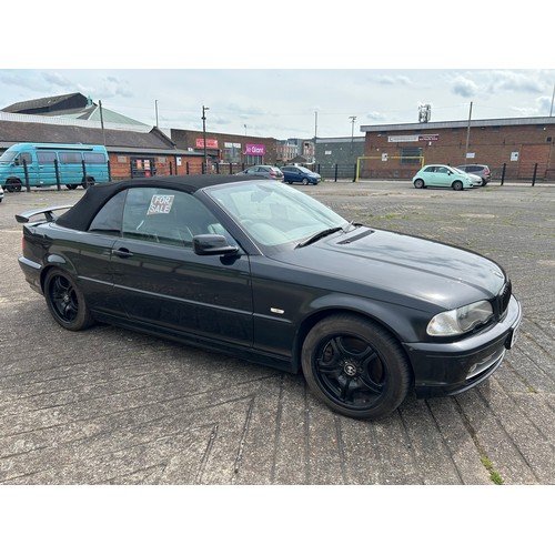 5278 - A 2003 black 3.0 litre BMW 330Ci Auto convertible, registration GV03 EYL

120918 recorded miles on t... 