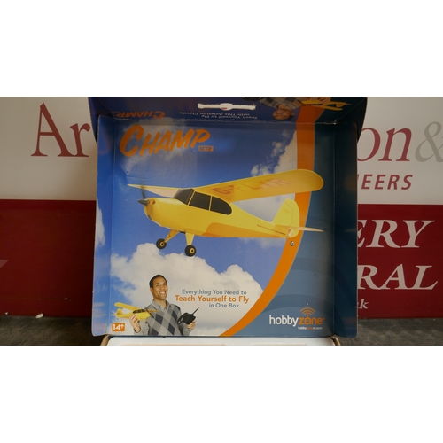 A Hobby Zone Champ RTF 'G-Flyr' radio controlled plane with remote ...