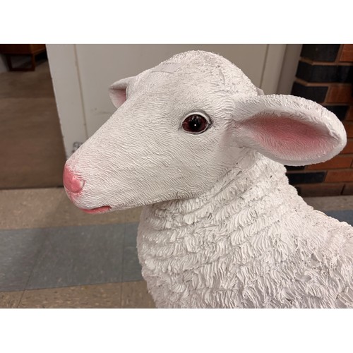 3004 - A garden ornament of a lamb