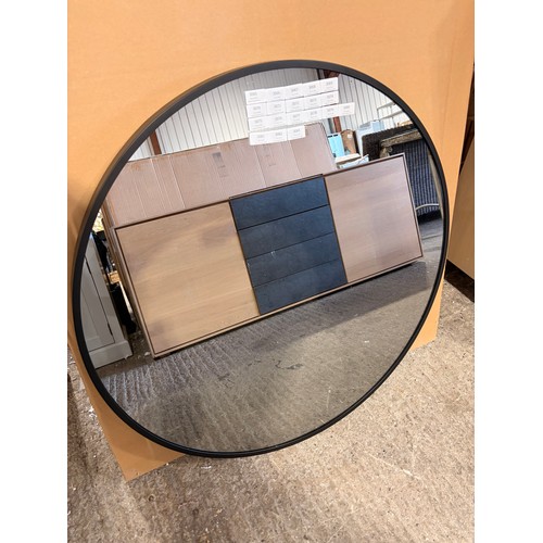 3061 - An Infinity iron and silver mirror with LED light  (CFL-318-35) (unchecked)