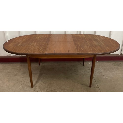 41 - A G-Plan Fresco teak oval extending dining table