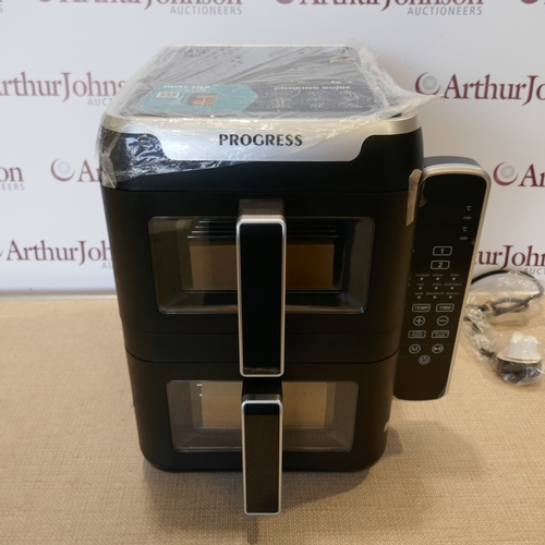 6005 - A Progress dual-tier air-fryer *This lot is subject to VAT