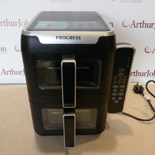 6006 - A Progress dual-tier air-fryer *This lot is subject to VAT