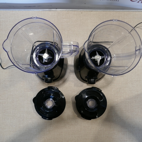 6010 - Two Nutmeg jug blenders  *This lot is subject to VAT