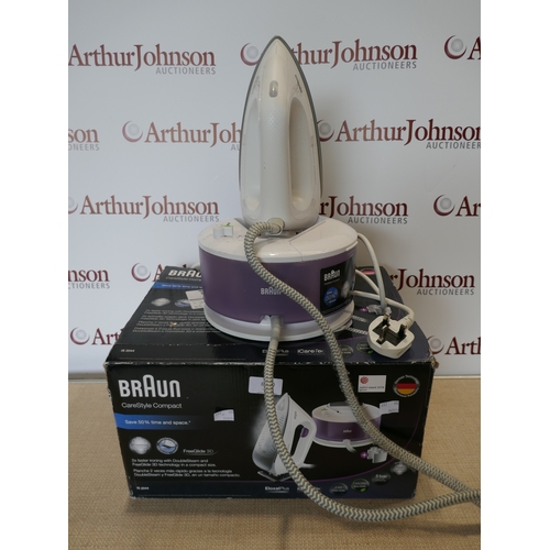 6020 - A Braun Carestyle compact steam iron, (388-235) *This lot is subject to VAT
