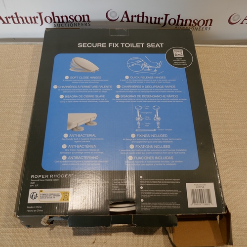6036 - A Roper Rhodes Secure Fix toilet seat  (388-484) *This lot is subject to VAT