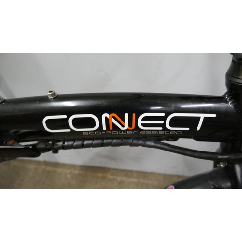 5039C - A Connect Eco-Power assisted Coyote folding electric City Bike - with battery (no key or charger)  *... 