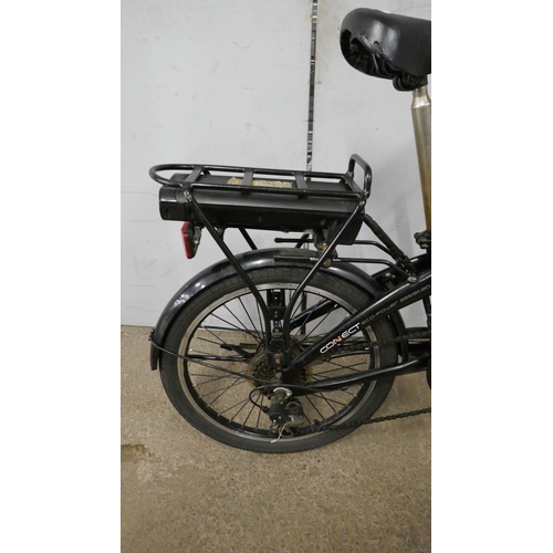 5039C - A Connect Eco-Power assisted Coyote folding electric City Bike - with battery (no key or charger)  *... 