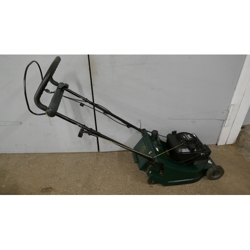 5039N - An Atco Admiral 16 petrol driven lawnmower with lawn roller and a Briggs & Stratton Quantum XM35 pet... 