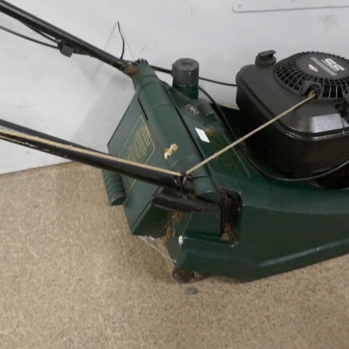 5039N - An Atco Admiral 16 petrol driven lawnmower with lawn roller and a Briggs & Stratton Quantum XM35 pet... 