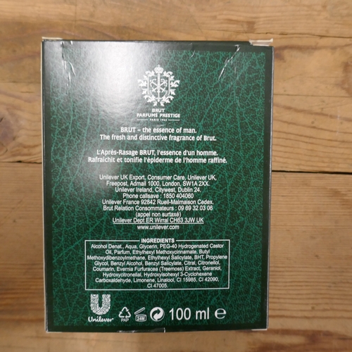 5006 - Ten 100ml bottles of Brut Parfums Prestige after shave