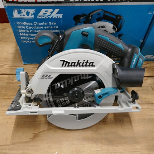 5015 - 2 boxed Makita LXT 18V lithium Ion 165mm brushless, cordless circular saws  *Returned items (may be ... 