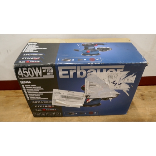 5020 - 2 boxed Erbauer ERO450, 230V, 150mm corded orbital sanders  *Returned items (may be missing parts)  ... 