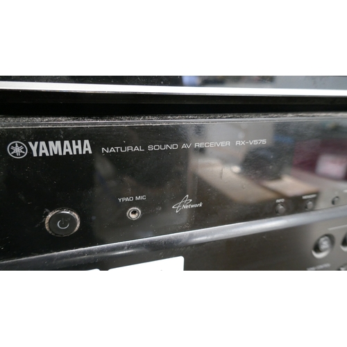 5021 - A quantity of Hi-Fi including a Canon S-C10, a Panasonic DMR-PWT530 Blue-Ray player, a Yamaha RX-V57... 