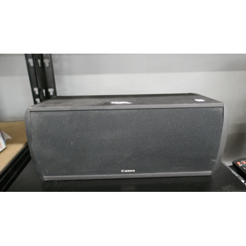 5021 - A quantity of Hi-Fi including a Canon S-C10, a Panasonic DMR-PWT530 Blue-Ray player, a Yamaha RX-V57... 