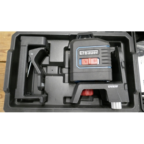 5025 - An Erbauer E-IM4 laser level and a cased DeWalt DWD530, 230V hammer drill  *Returned items (may be m... 