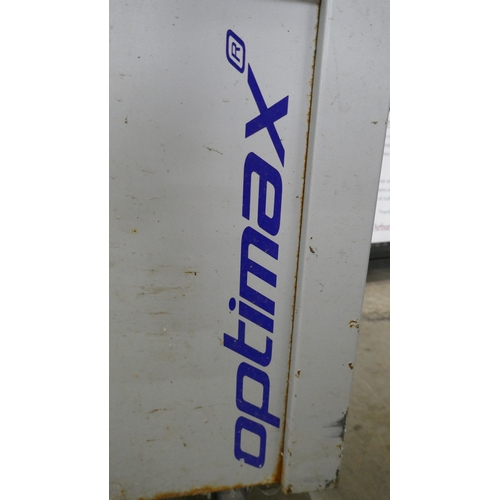 5056 - An Optimax heavy duty 230V strapping machine model TMS300  *This lot is subject to VAT