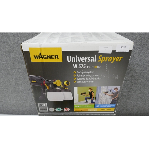 5057 - 2 boxed Wagner Universal sprayer W575 Flexio paint spraying systems and 1 unboxed  *Returned items (... 