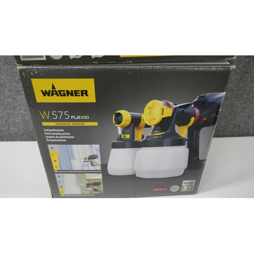 5057 - 2 boxed Wagner Universal sprayer W575 Flexio paint spraying systems and 1 unboxed  *Returned items (... 