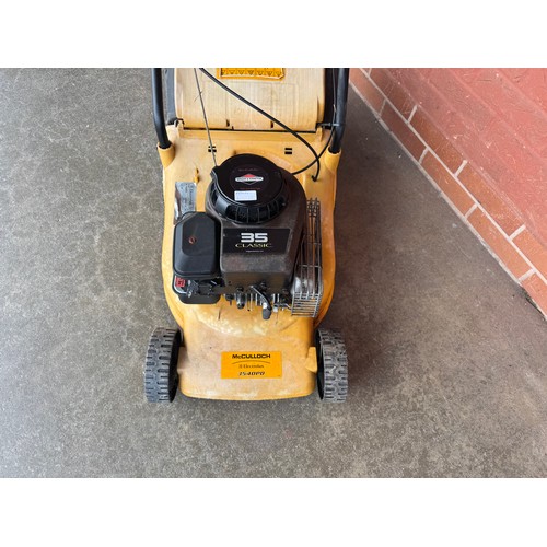 5054B - A McCulloch 354OPD 35 Classic petrol driven self-propelled lawnmower with a Briggs & Stratton engine... 