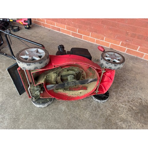 5054A - A Sovereign XS240 petrol drivenself propelled lawnmower, a Sovereign SLX25B petrol driven blower and... 