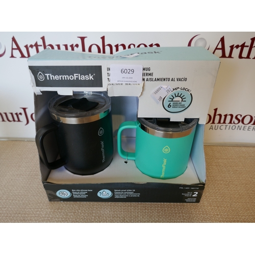 6029 - Four Thermoflask mugs  (388-202,203) *This lot is subject to VAT