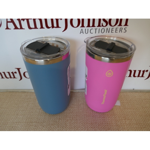 6029 - Four Thermoflask mugs  (388-202,203) *This lot is subject to VAT